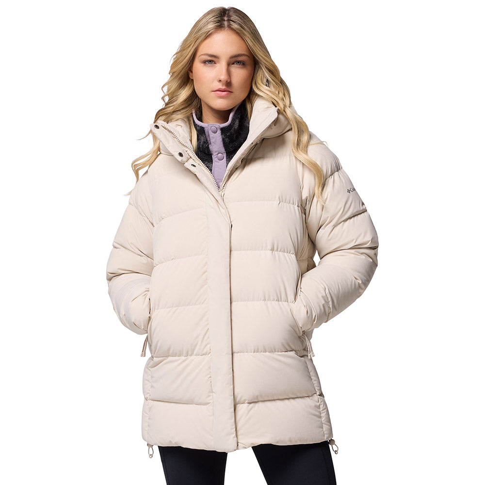 Columbia hooded puffer jacket テック ベージュ 30% OFF on COLUMBIA Amaze Puff™ Mid Hooded Women's Jacket
