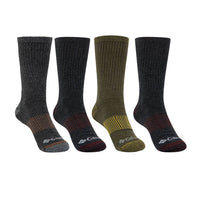 COLUMBIA Heather Ribbed Half Cushioned Crew ถุงเท้าผู้ชาย (แพ็ค 4 คู่)
