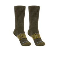 COLUMBIA Heather Ribbed Half Cushioned Crew ถุงเท้าผู้ชาย (แพ็ค 4 คู่)