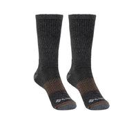 COLUMBIA Heather Ribbed Half Cushioned Crew ถุงเท้าผู้ชาย (แพ็ค 4 คู่)