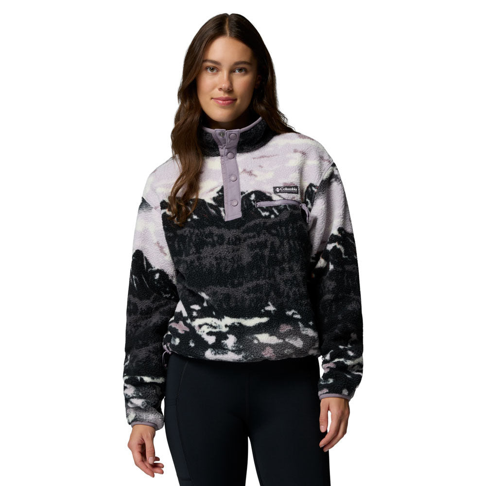 COLUMBIA Helvetia™ II Printed Cropped Half Snap Women's Sweatshirt