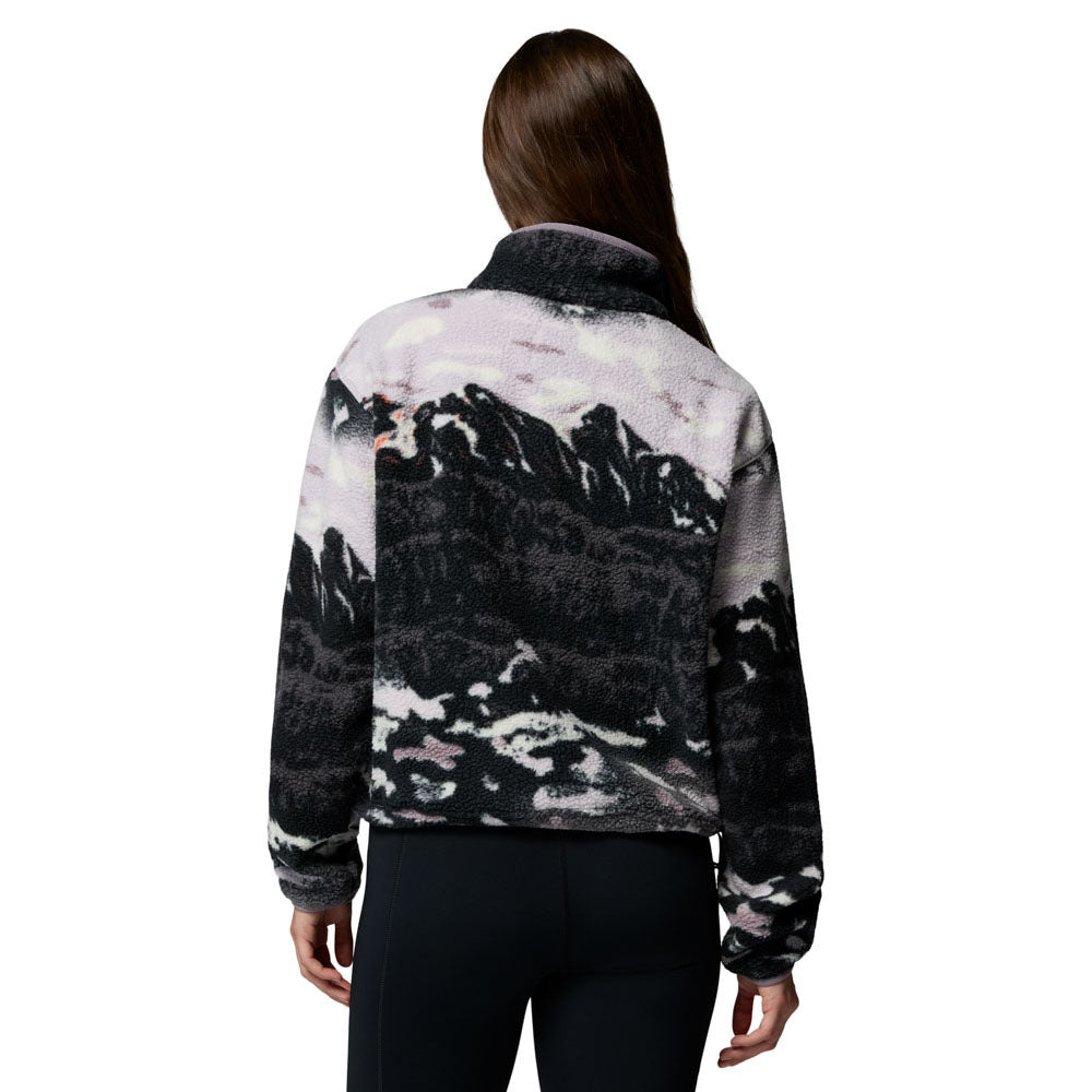 COLUMBIA Helvetia™ II Printed Cropped Half Snap Women's Sweatshirt