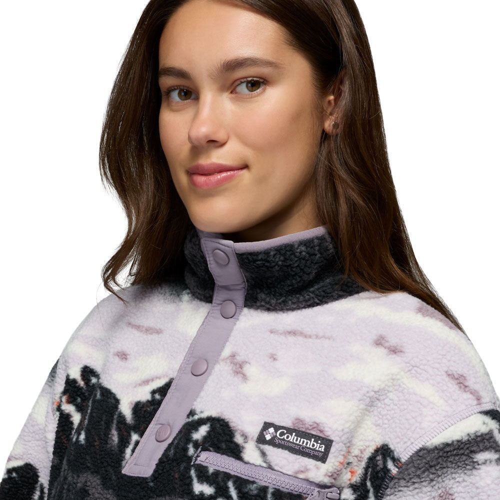 COLUMBIA Helvetia™ II Printed Cropped Half Snap Women's Sweatshirt