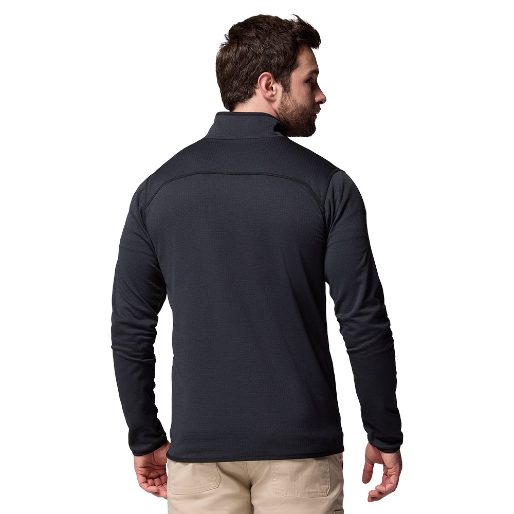 COLUMBIA Essential Hike Grid Fleece Full Zip เสื้อแจ็คเก็ตผู้ชาย