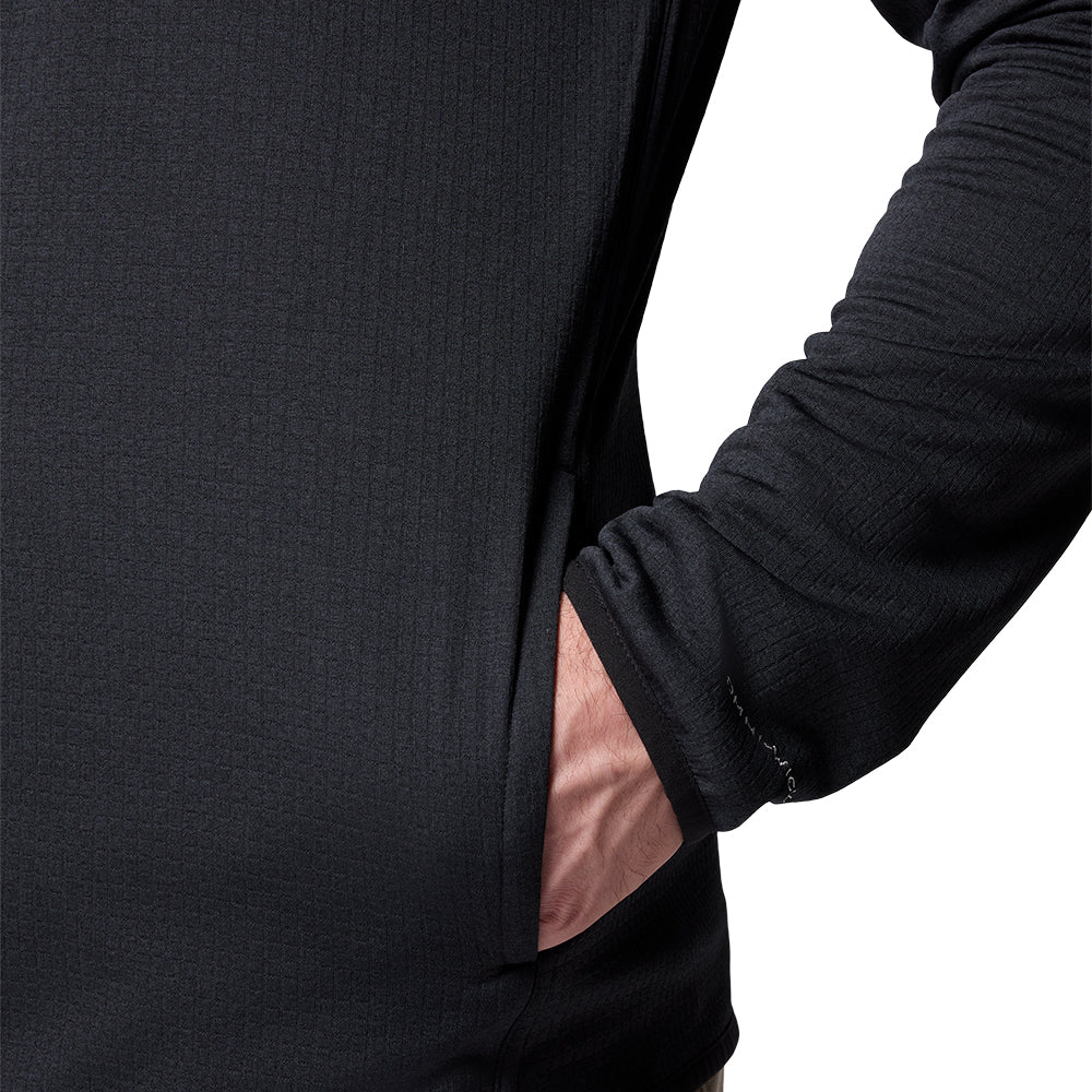 COLUMBIA Essential Hike Grid Fleece Full Zip เสื้อแจ็คเก็ตผู้ชาย