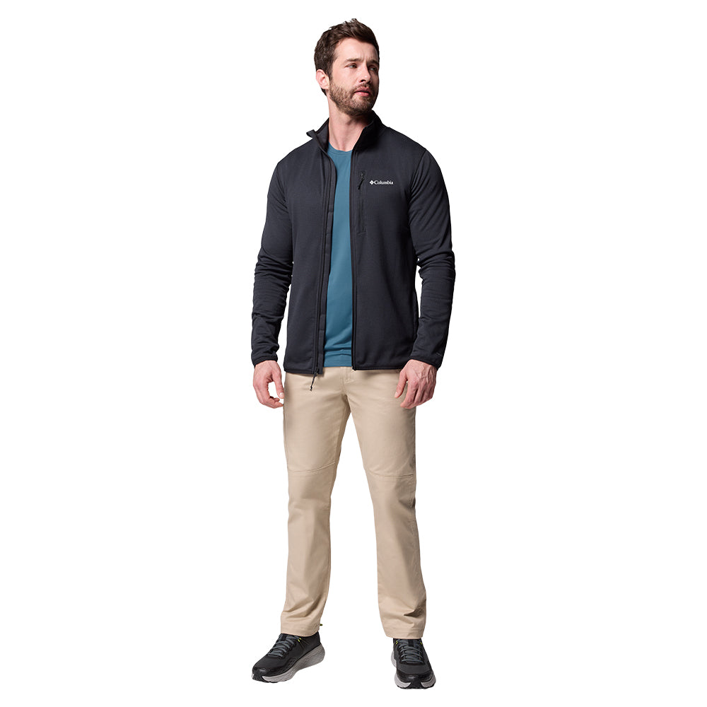 COLUMBIA Essential Hike Grid Fleece Full Zip เสื้อแจ็คเก็ตผู้ชาย