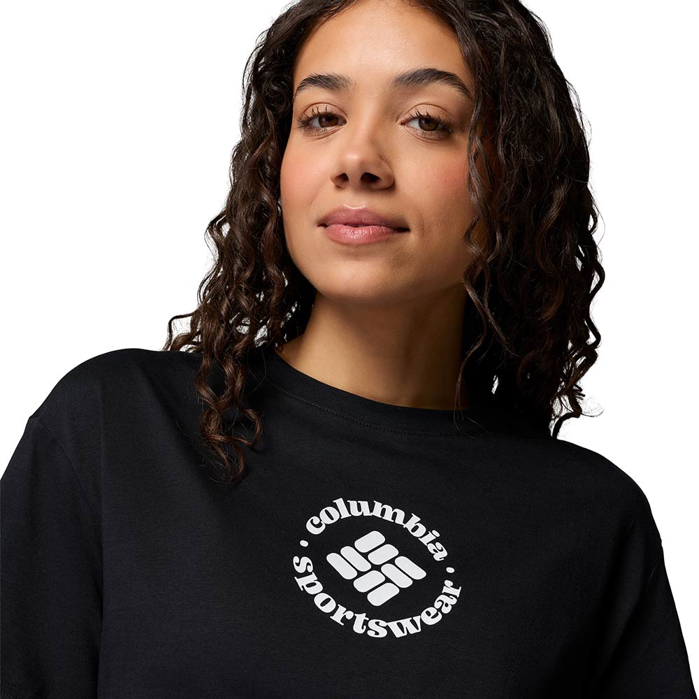 COLUMBIA Rolling Bend™ Graphic Relaxed Crop เสื้อยืดผู้หญิง