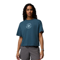 COLUMBIA Rolling Bend™ Graphic Relaxed Crop เสื้อยืดผู้หญิง
