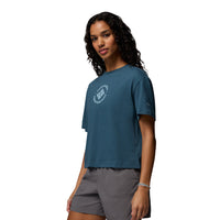 COLUMBIA Rolling Bend™ Graphic Relaxed Crop เสื้อยืดผู้หญิง
