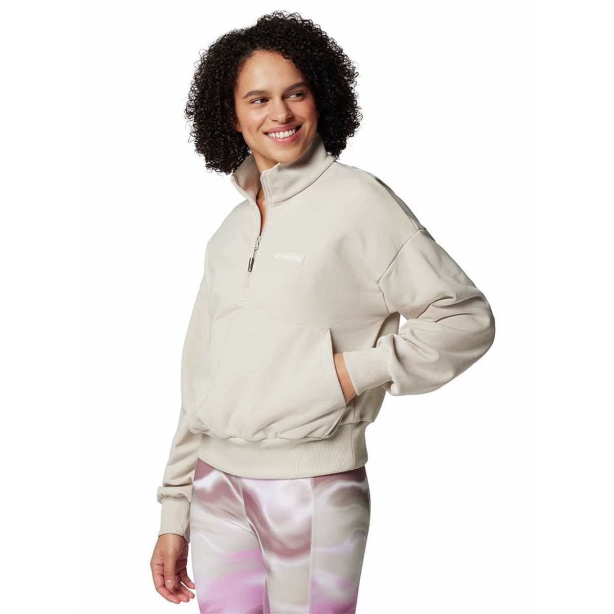 COLUMBIA Marble Canyon™ French Terry Quarter Zip เสื้อลำลองแขนยาวผู้หญิง