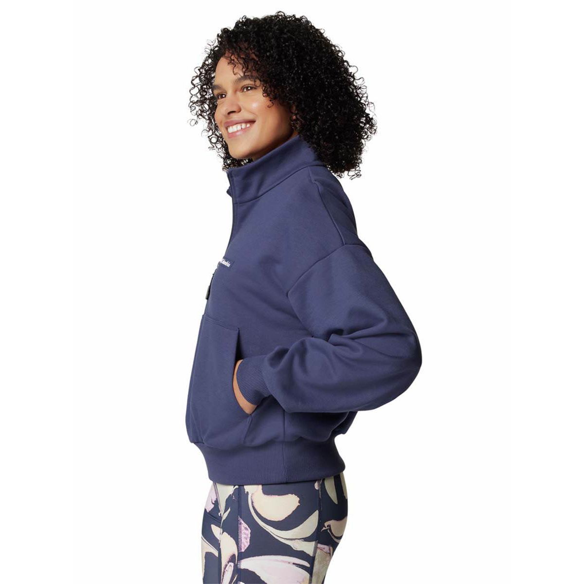 COLUMBIA Marble Canyon™ French Terry Quarter Zip เสื้อลำลองแขนยาวผู้หญิง