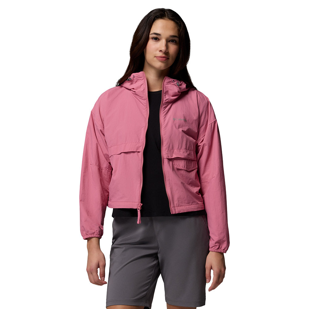COLUMBIA Spire Valley™ Cropped Hooded Windbreaker เสื้อแจ็คเก็ตผู้หญิง