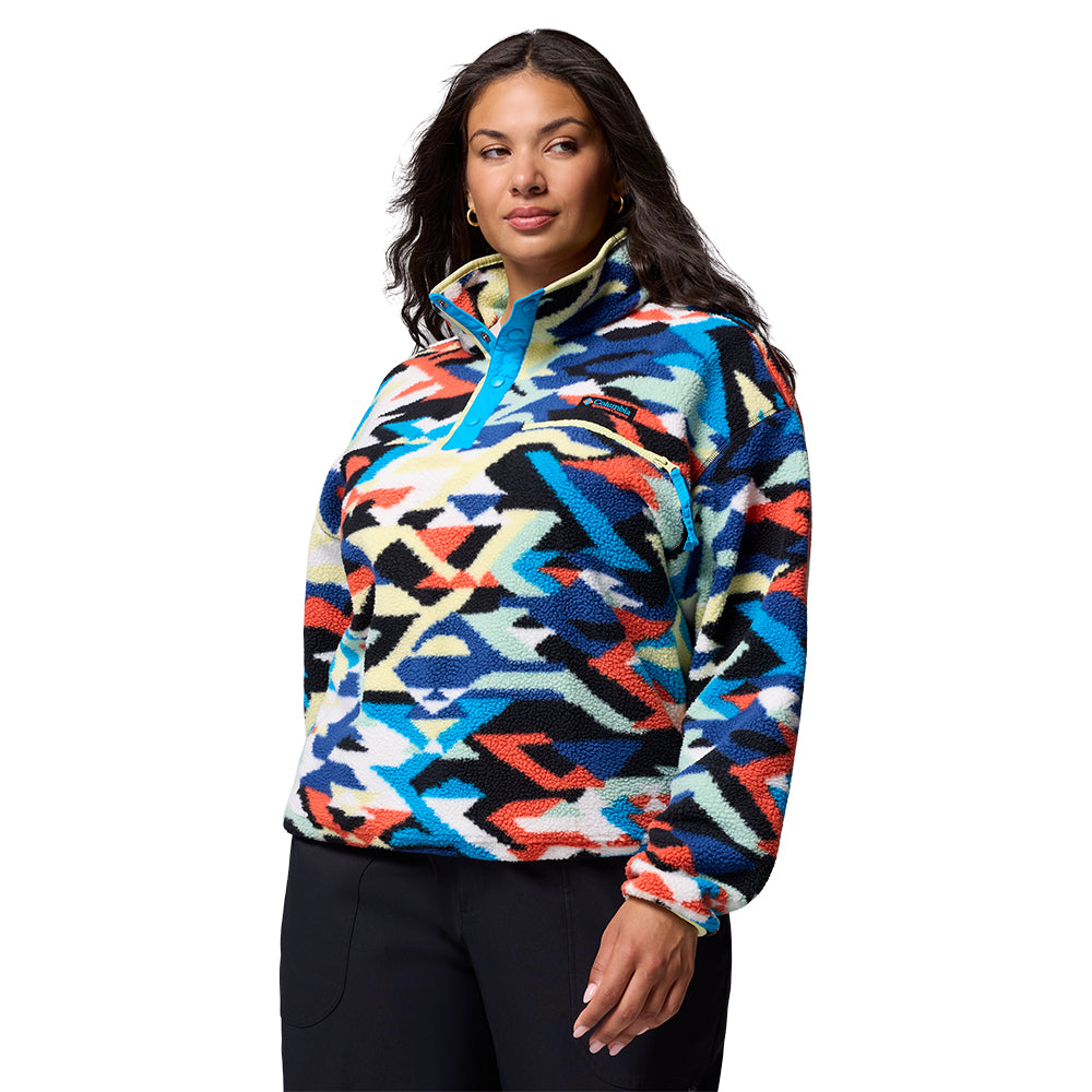 COLUMBIA Helvetia™ II Printed Cropped Half Snap Women's Sweatshirt