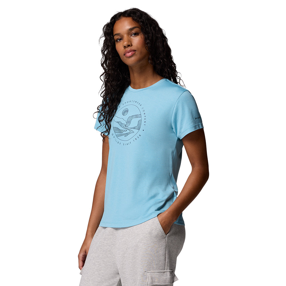 COLUMBIA Sloan Ridge™ Technical Graphic เสื้อยืดผู้หญิง
