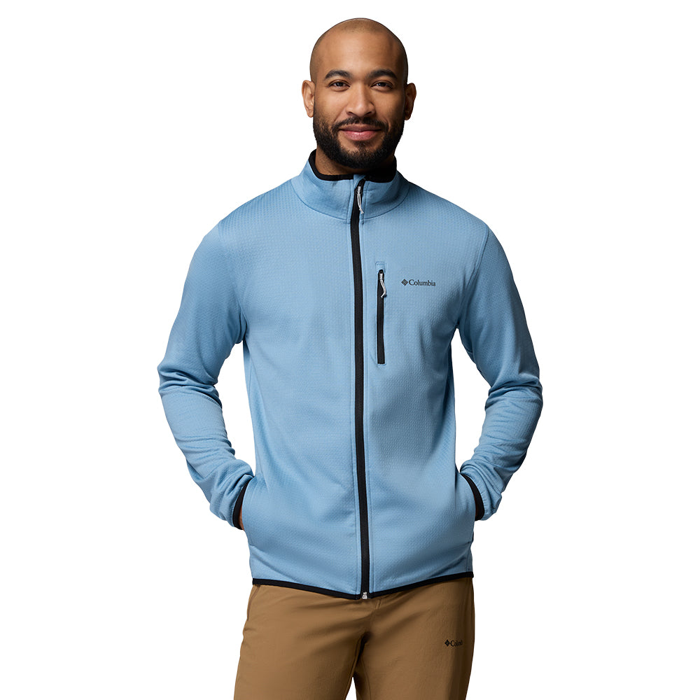 COLUMBIA Essential Hike Grid Fleece Full Zip Men's Jacket