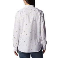 COLUMBIA Silver Ridge Utility Patterned Long Sleeve Women's Hiking Shirt