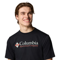 COLUMBIA CSC Basic Logo เสื้อยืดผู้ชาย