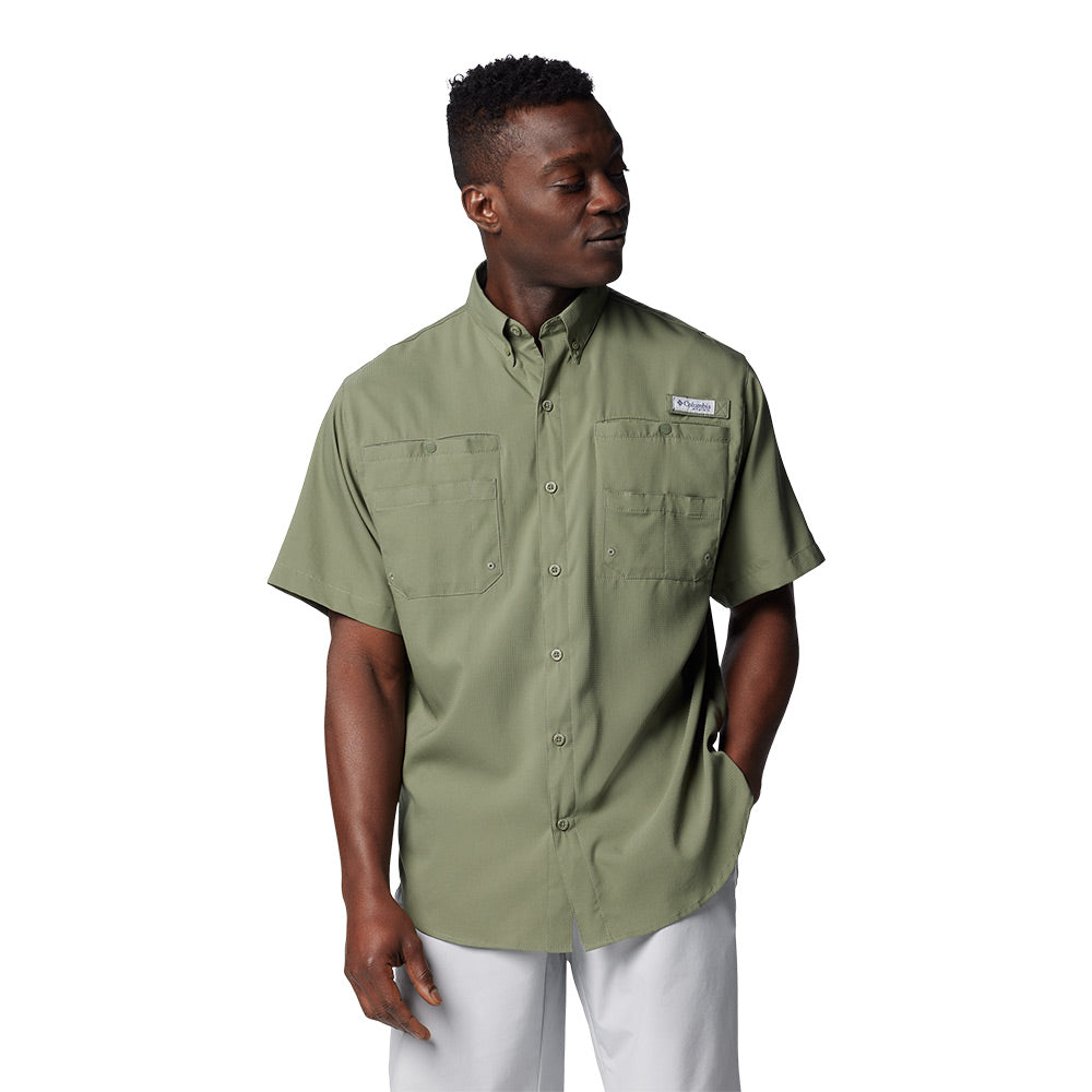 Camisa Columbia PFG Tamiami II café para hombre - Siman Guatemala
