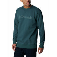 COLUMBIA Logo Fleece Crew เสื้อลำลองแขนยาวผู้ชาย