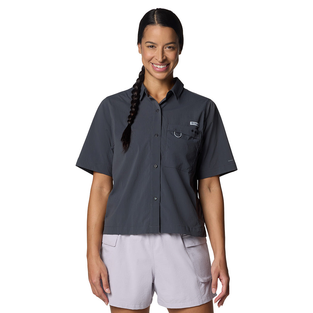 COLUMBIA PFG Wild Cast™ Short Sleeve เสื้อเชิ้ตผู้หญิง
