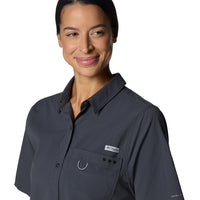 COLUMBIA PFG Wild Cast™ Short Sleeve เสื้อเชิ้ตผู้หญิง
