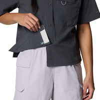 COLUMBIA PFG Wild Cast™ Short Sleeve เสื้อเชิ้ตผู้หญิง