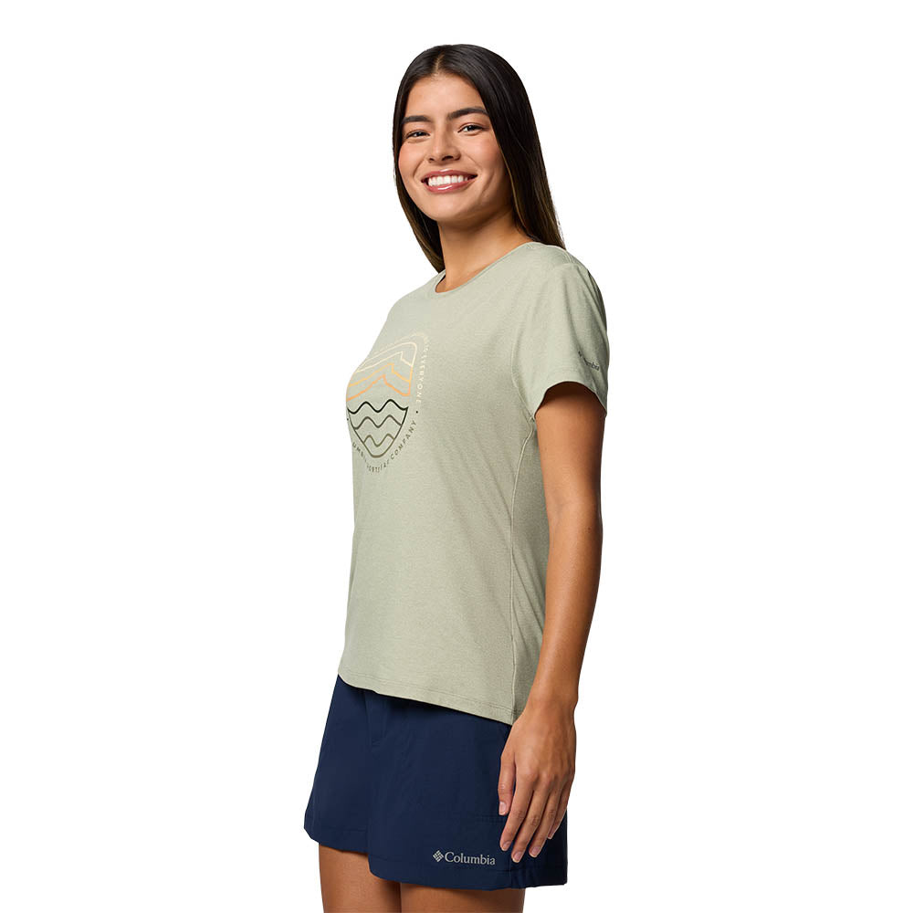 COLUMBIA Sloan Ridge™ Technical Graphic เสื้อยืดผู้หญิง
