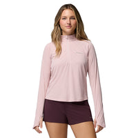 COLUMBIA Stealth Spring Long Sleeve Half Zip Women's Running T-Shirt