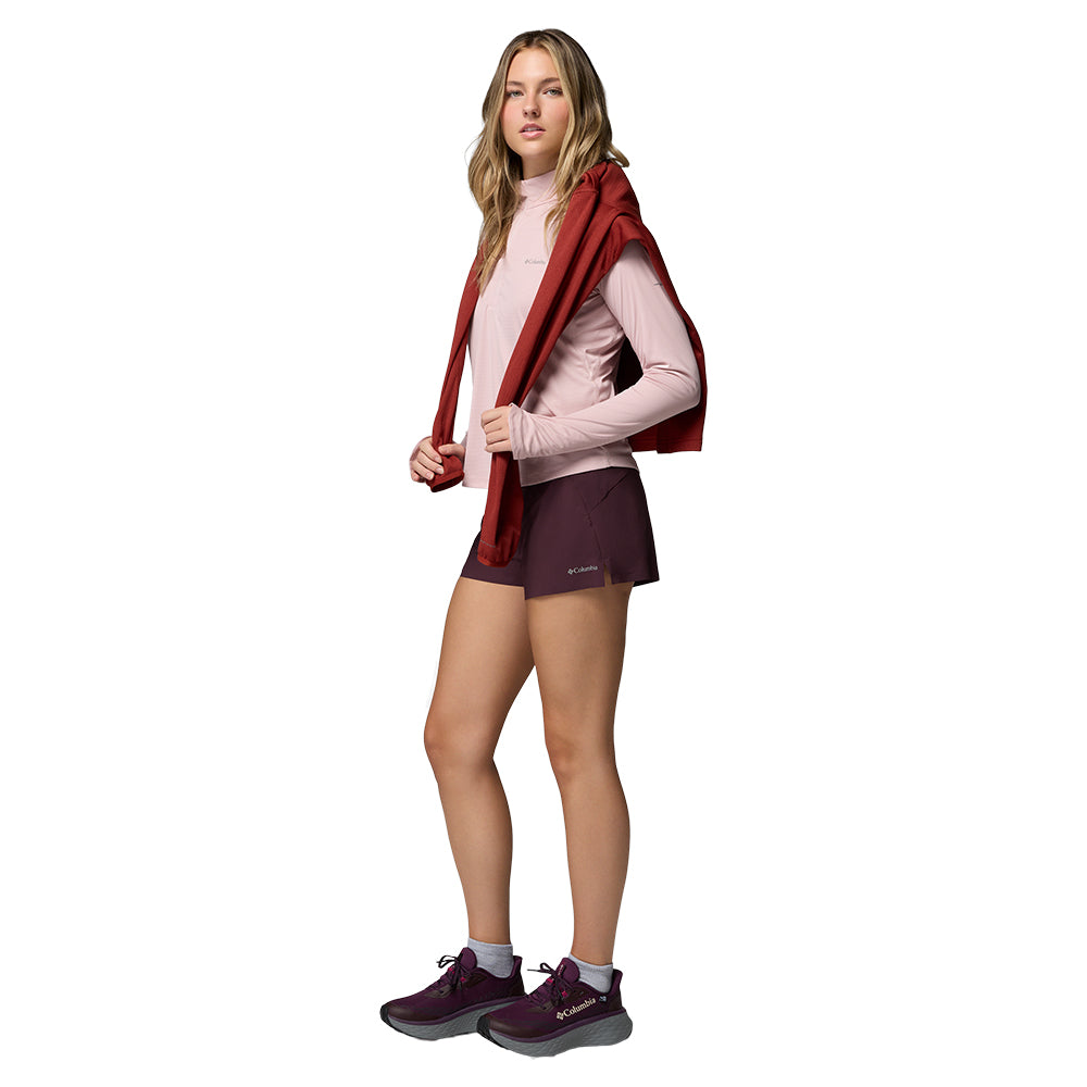COLUMBIA Stealth Spring Long Sleeve Half Zip Women's Running T-Shirt